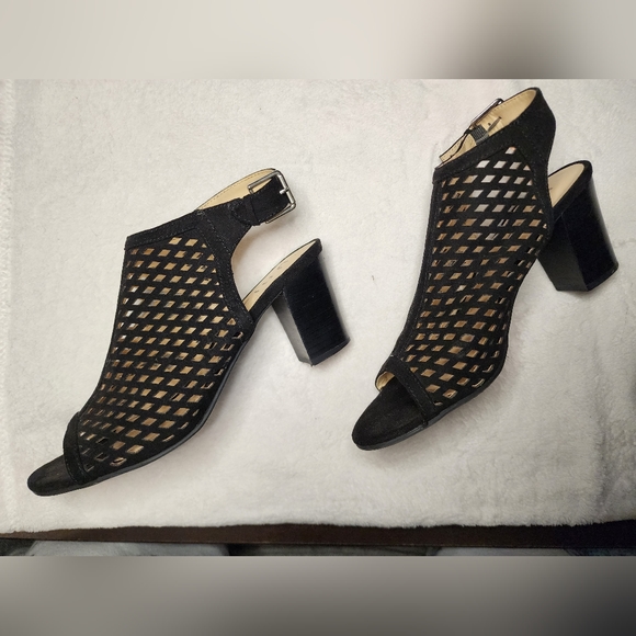 Unisa Black Sandal Heel - Picture 2 of 4